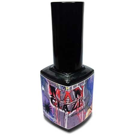 Fuggen Ugly gray matte nail polish bottle in Atomic art