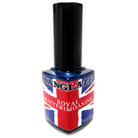 Royal Matterimoaning blue matte nail polish bottle 